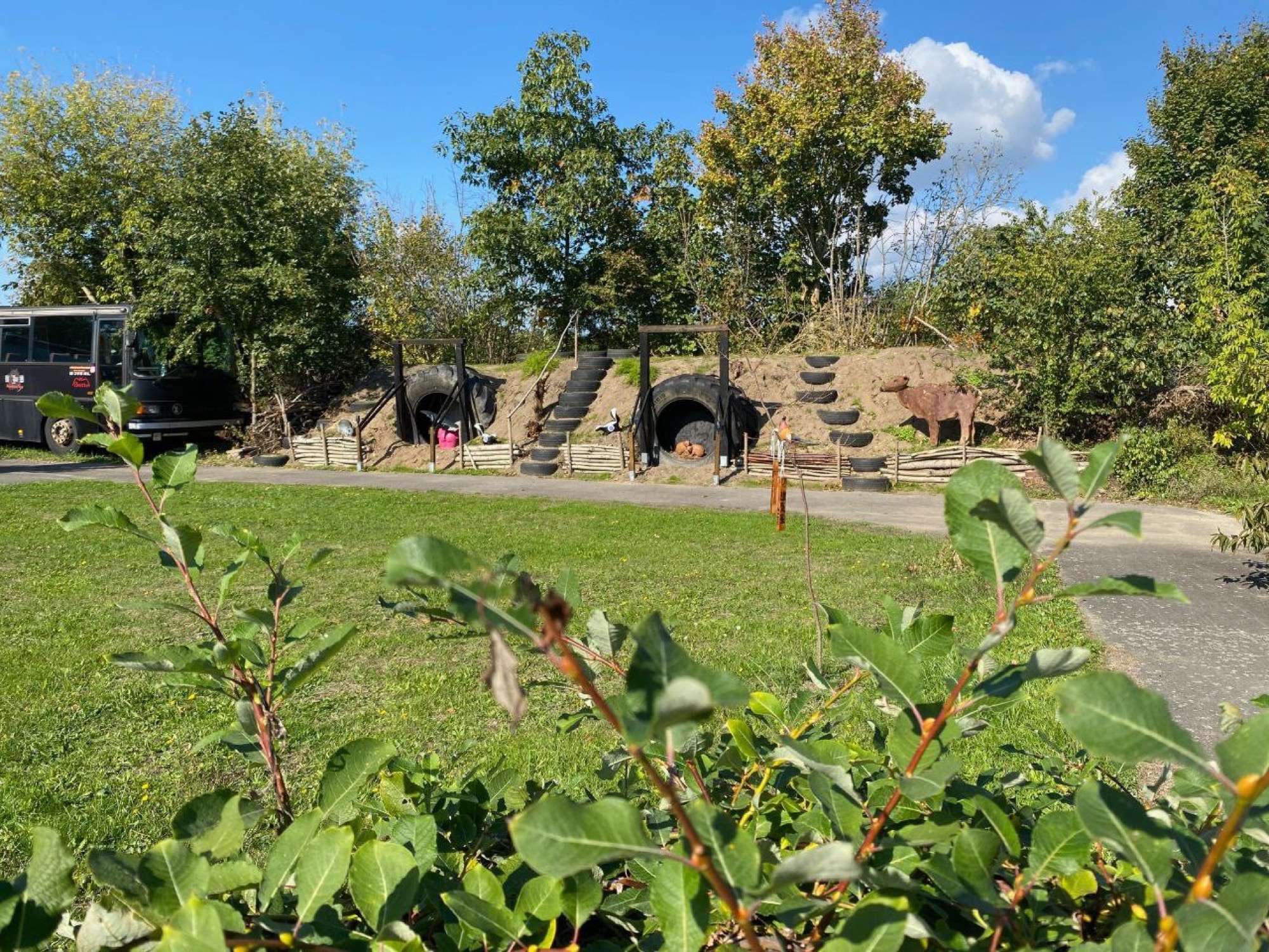 Outdoor-Trainingsgelände in der Natur